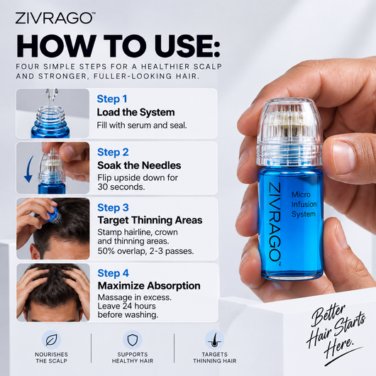 The Follicle-Targeted Peptide Infusion Hair Regrowth System