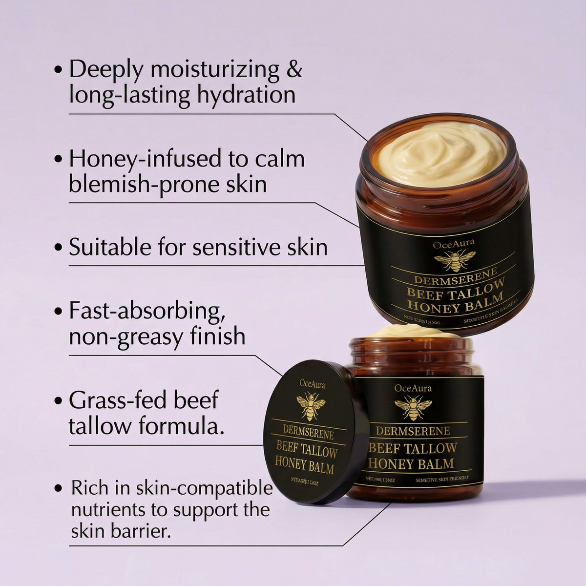 Premium Tallow Honey Balm